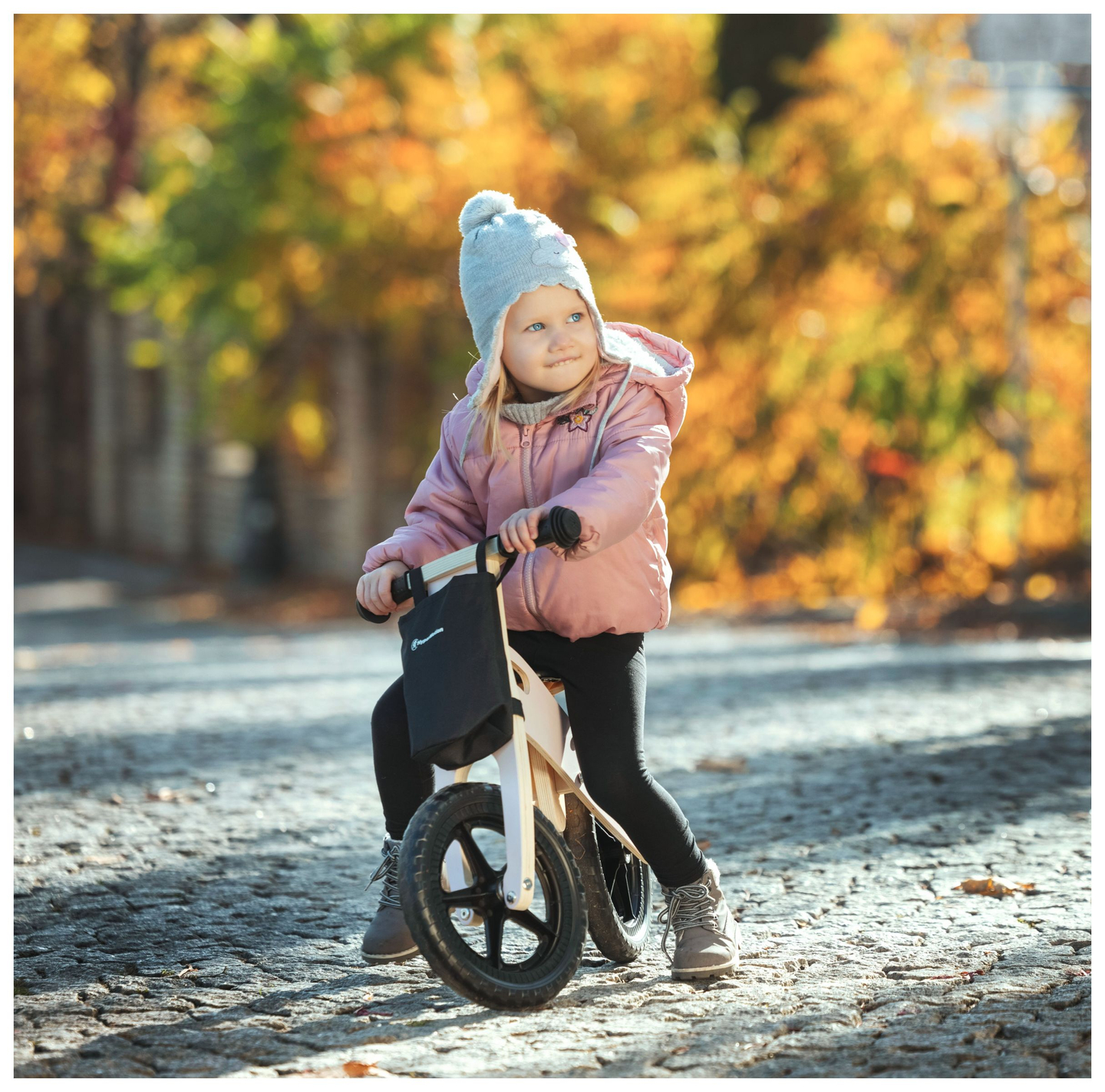 HyperMotion LEXI puinen lenkkipyörä - vaahtomuovipyörät, erittäin kevyt - vaaleanpunainen
