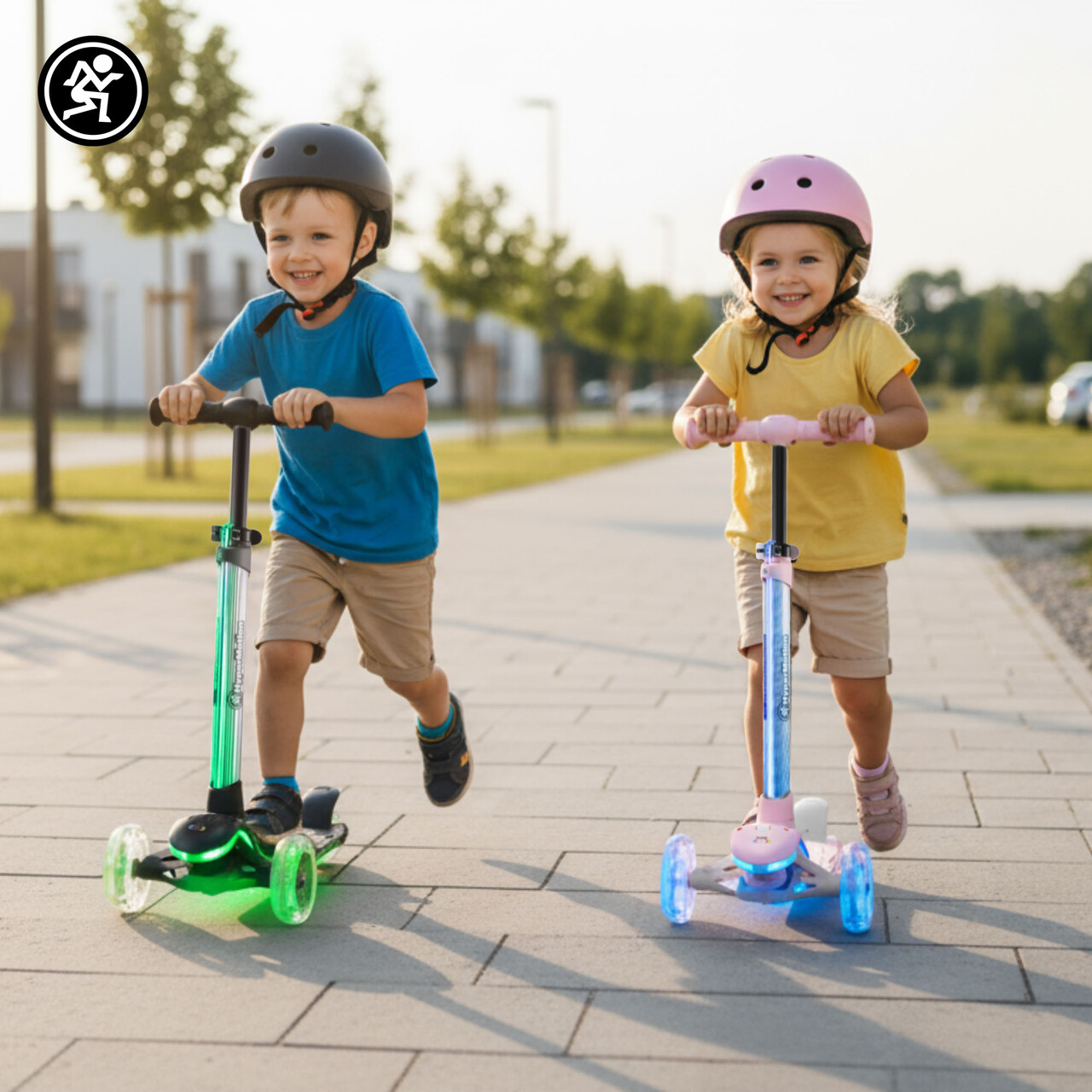 HyperMotion BECKY tasapainopotkulauta - RGB LED -valaistus, musta