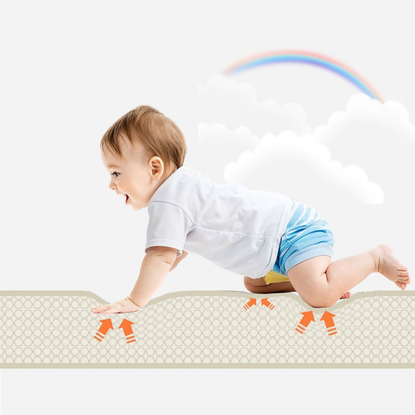 Opettavainen vaahtomuovinen palapelimatto 90 x 90 x 1cm - EVA vaahtomuovi - muotoilu: välineet