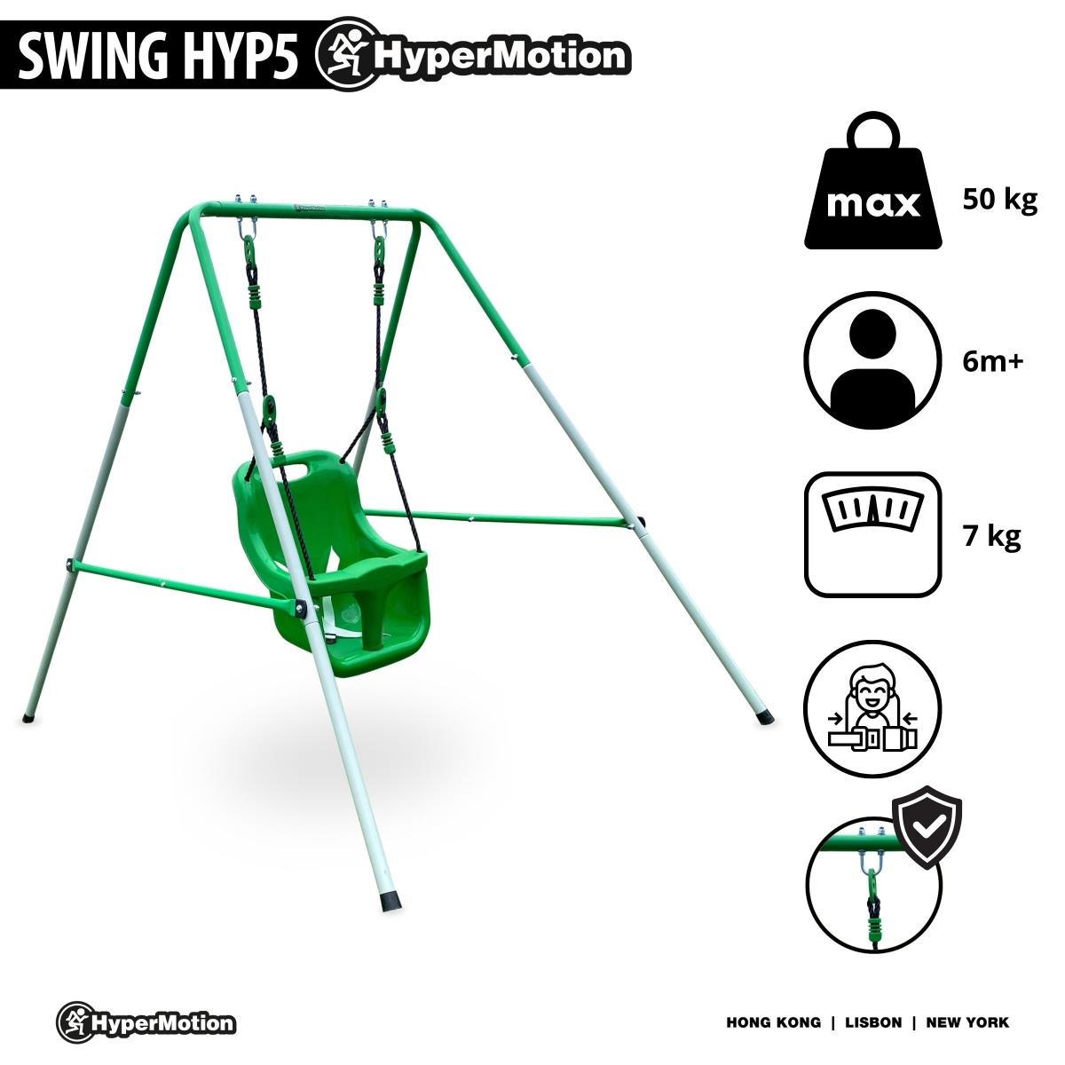Keinu vauvoille ja taaperoille turvavyöllä