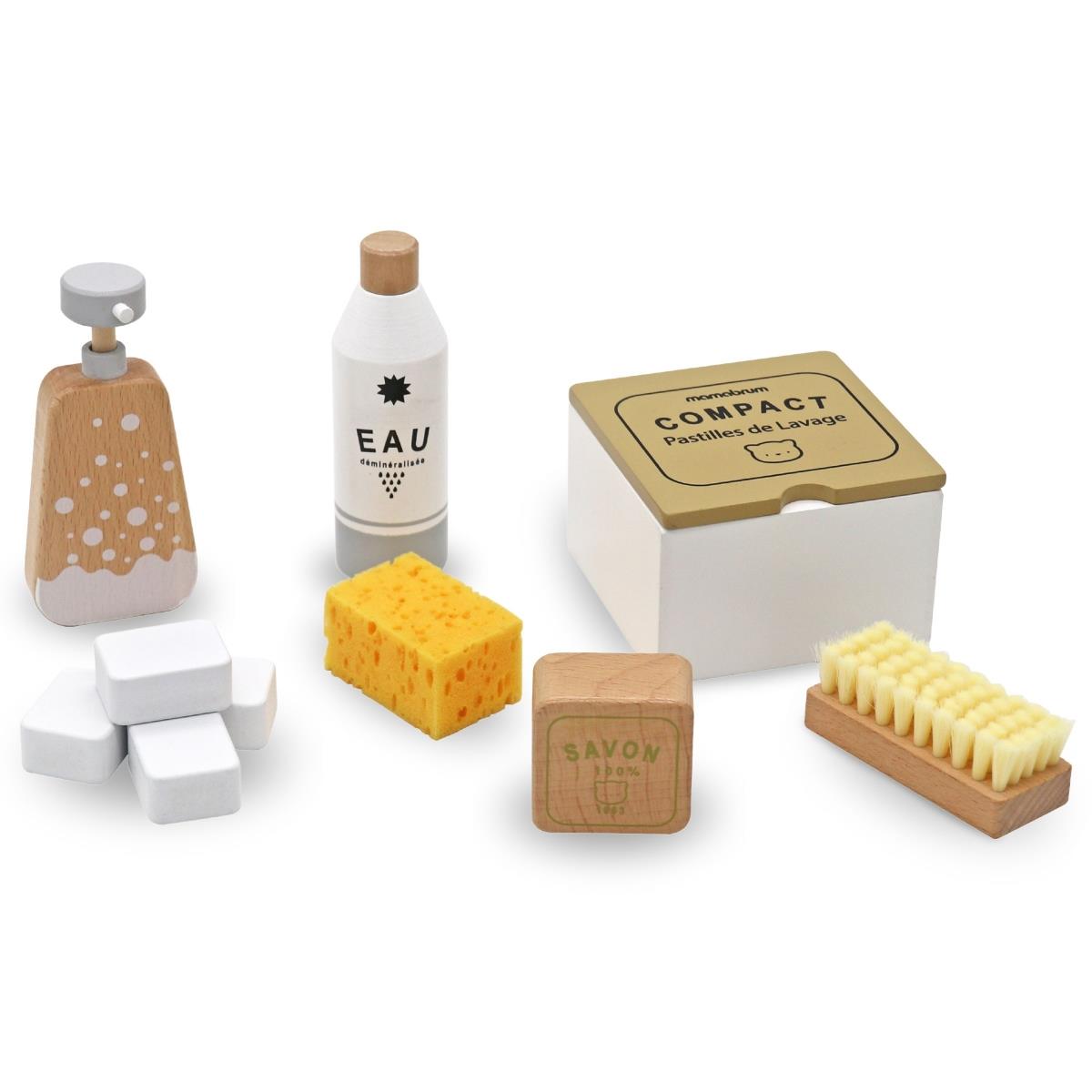 Puinen siivoussarja lapsille - 10 tuotetta