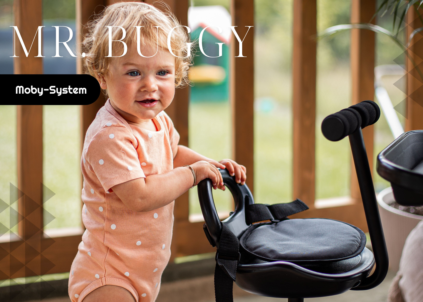 MR BUGGY pyörätuolin jatke istuimella - LED-pyörät