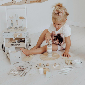 Montessori opetuslaatikko pienille lapsille - 6 lelua