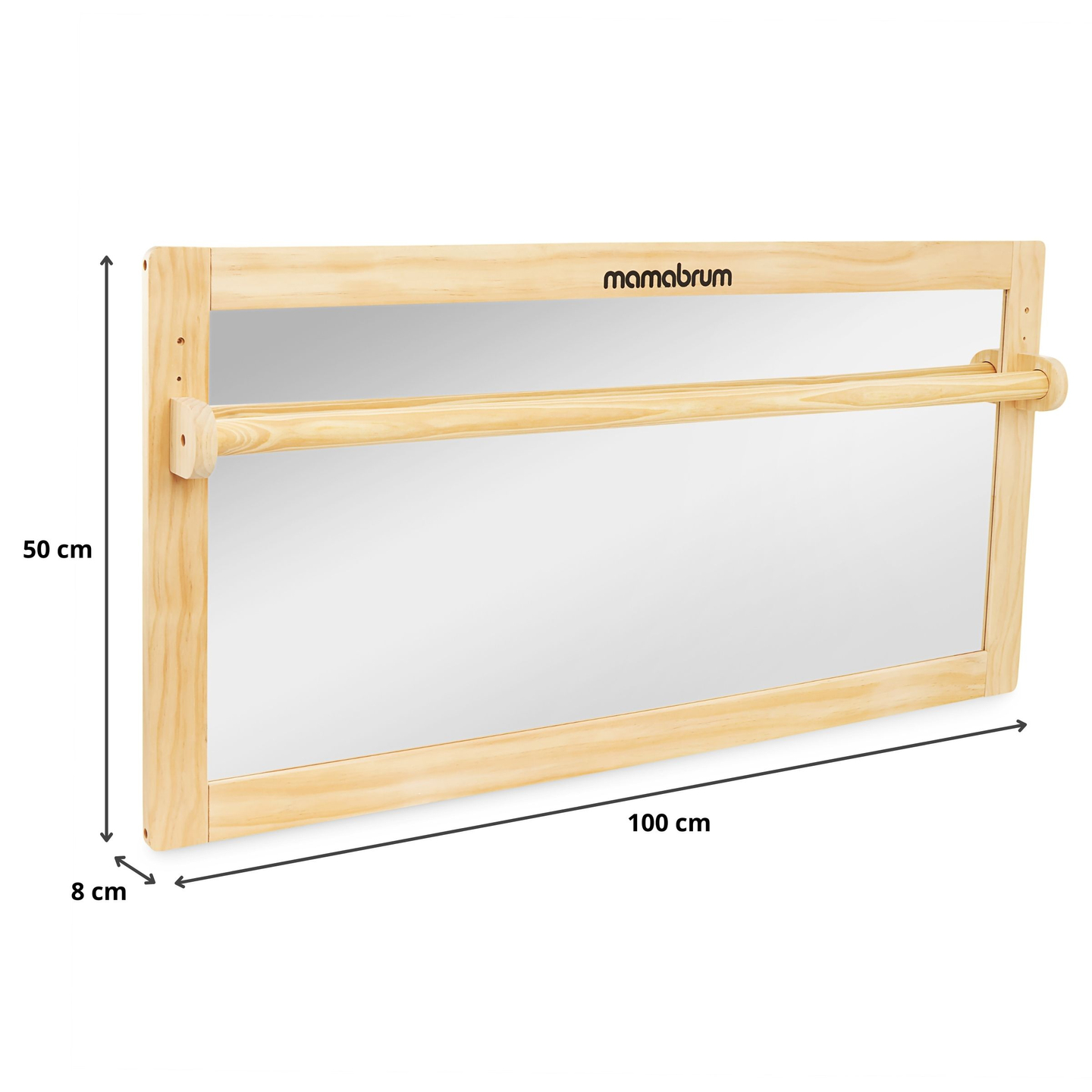 Vauvan peili säädettävällä kahvalla - Montessori