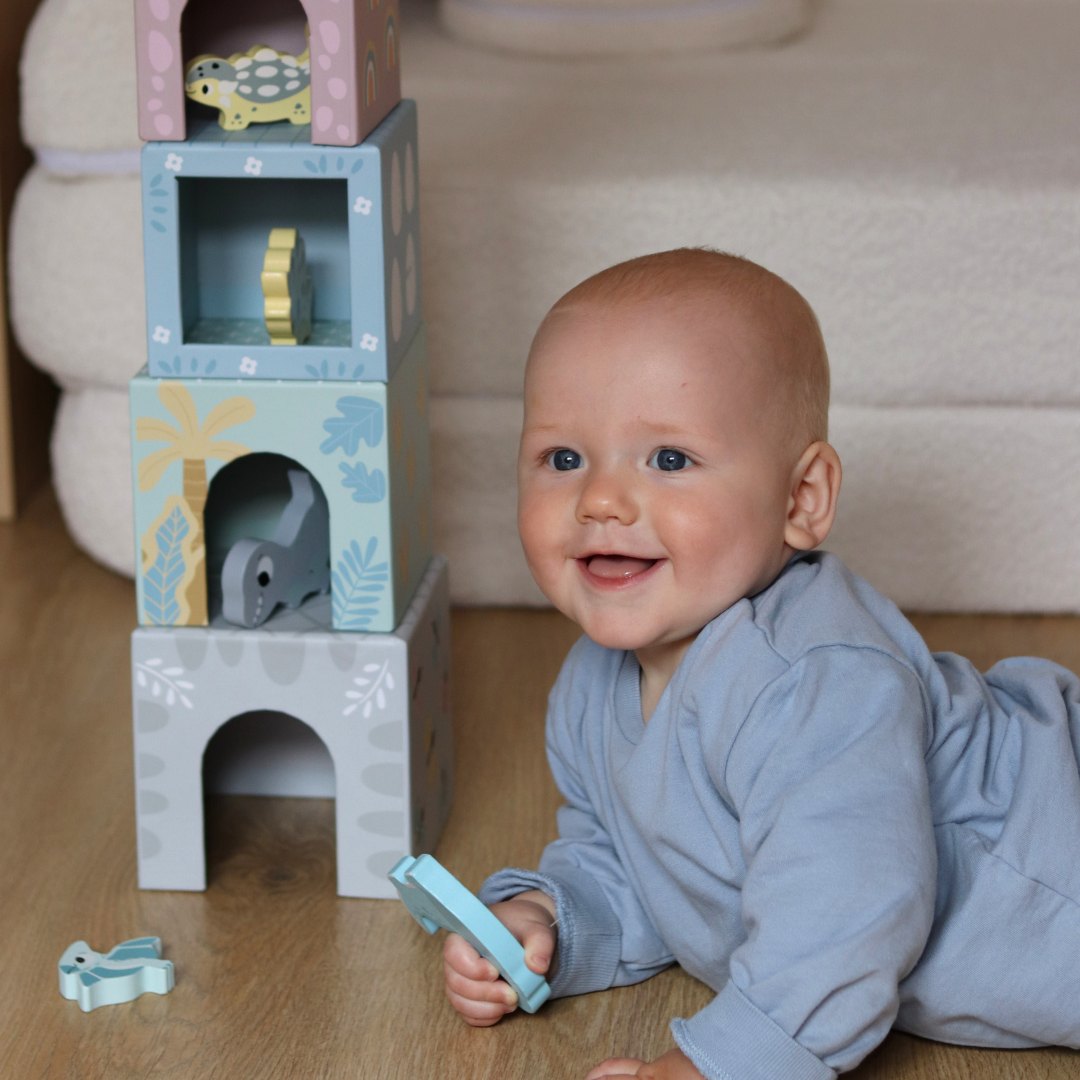 Torni lajittelija hahmoilla Dinosaurukset