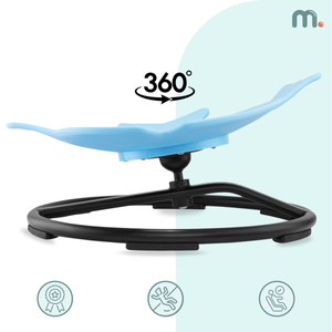 Minikaruselli lapsille Kala - sininen