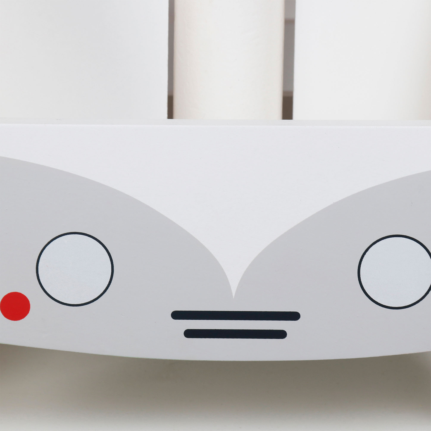 Puinen lasten bussi - Bussi, jossa on säilytyslokeroita ja tilaa pehmoleluille