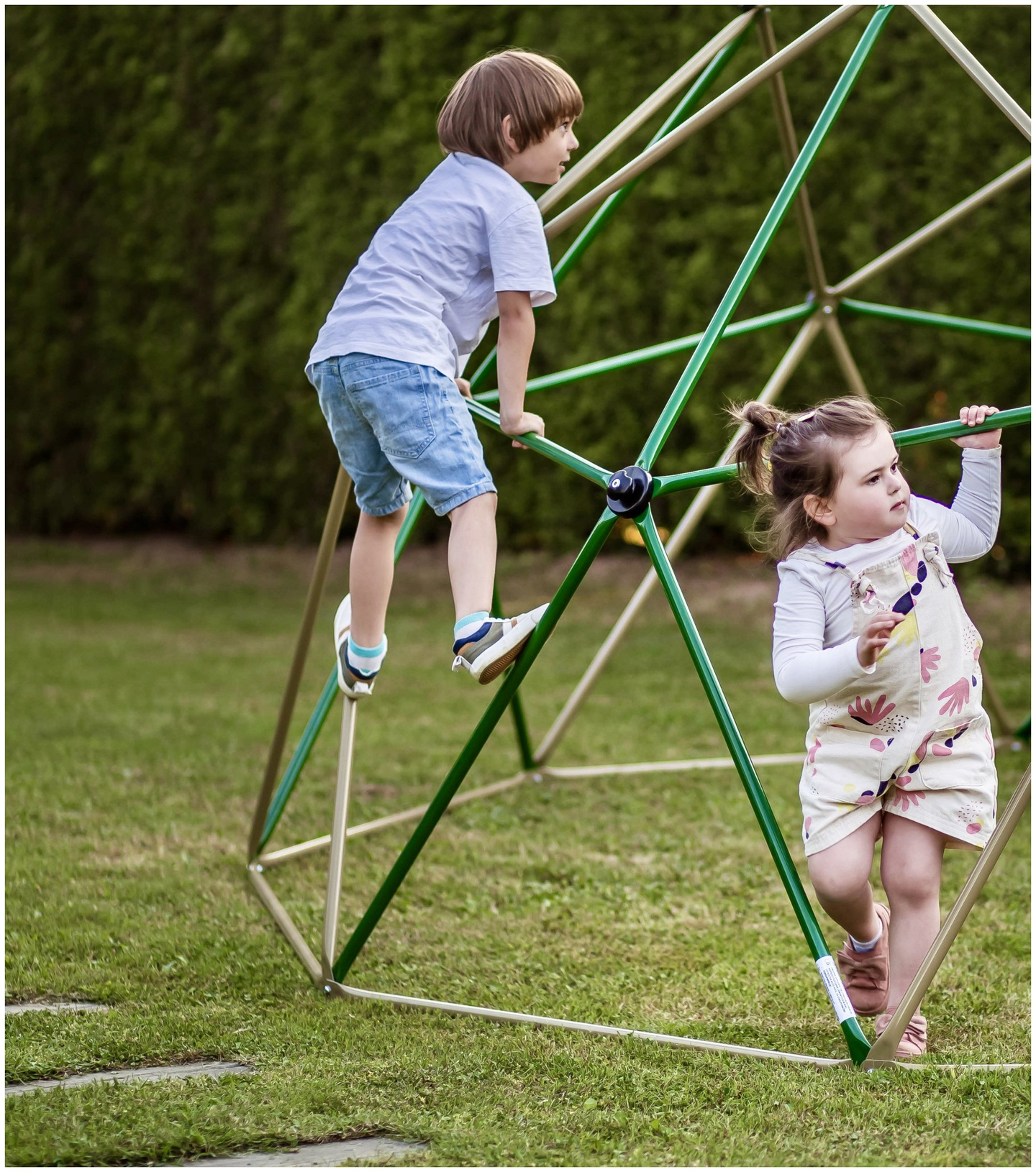 HyperMotion Lasten kiipeilykupoli XXL, Geodome, Puutarha leikkipaikka, halkaisija: 3 m